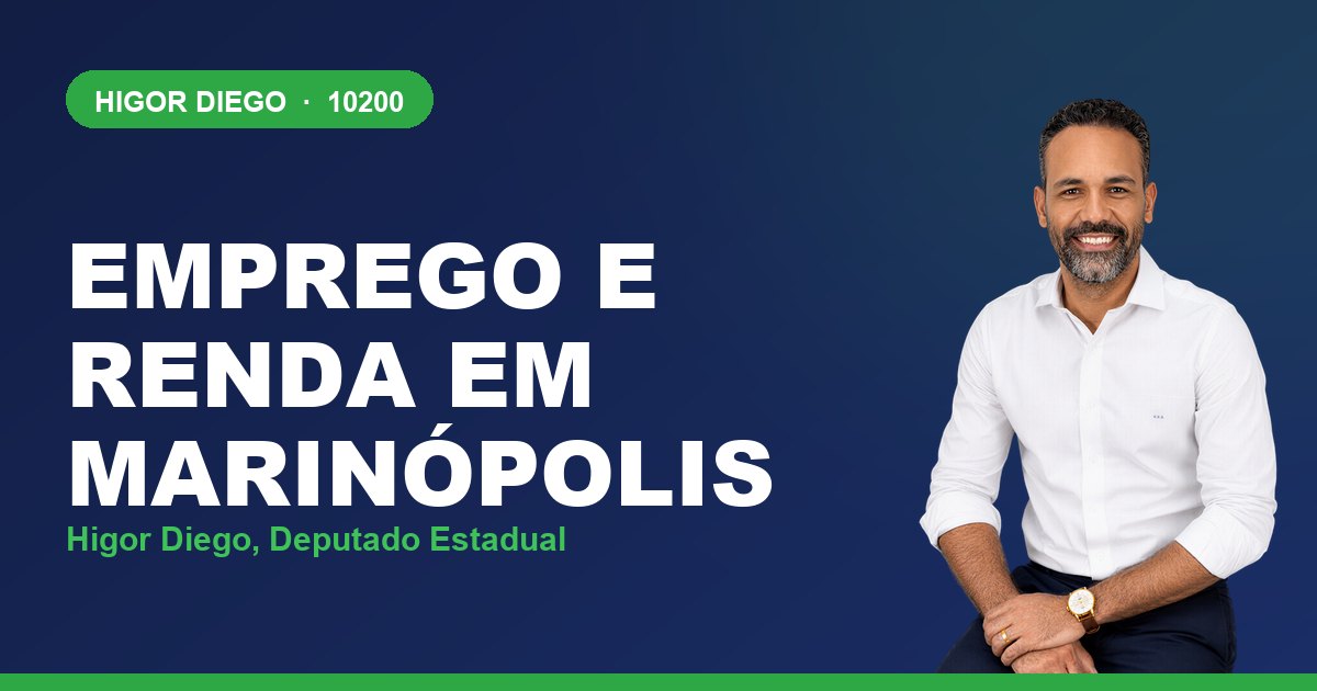 Emprego e Renda em Marinópolis, com Higor Diego, deputado estadual 10200