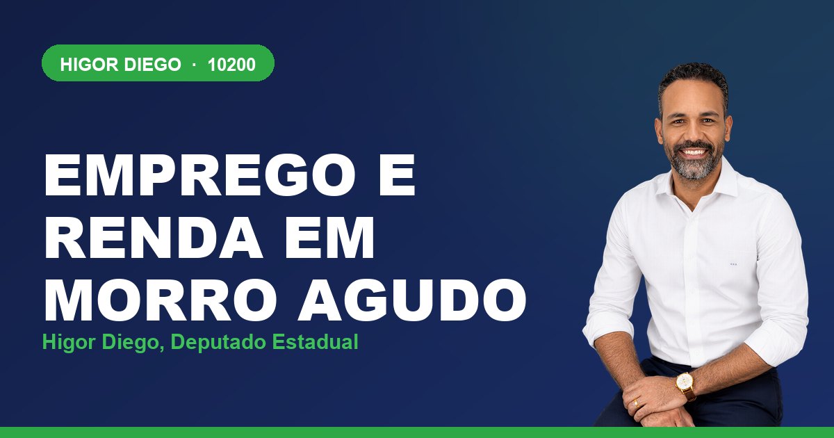 Emprego e Renda em Morro Agudo, com Higor Diego, deputado estadual 10200
