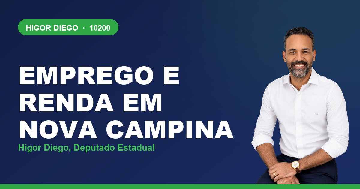 Emprego e Renda em Nova Campina, com Higor Diego, deputado estadual 10200