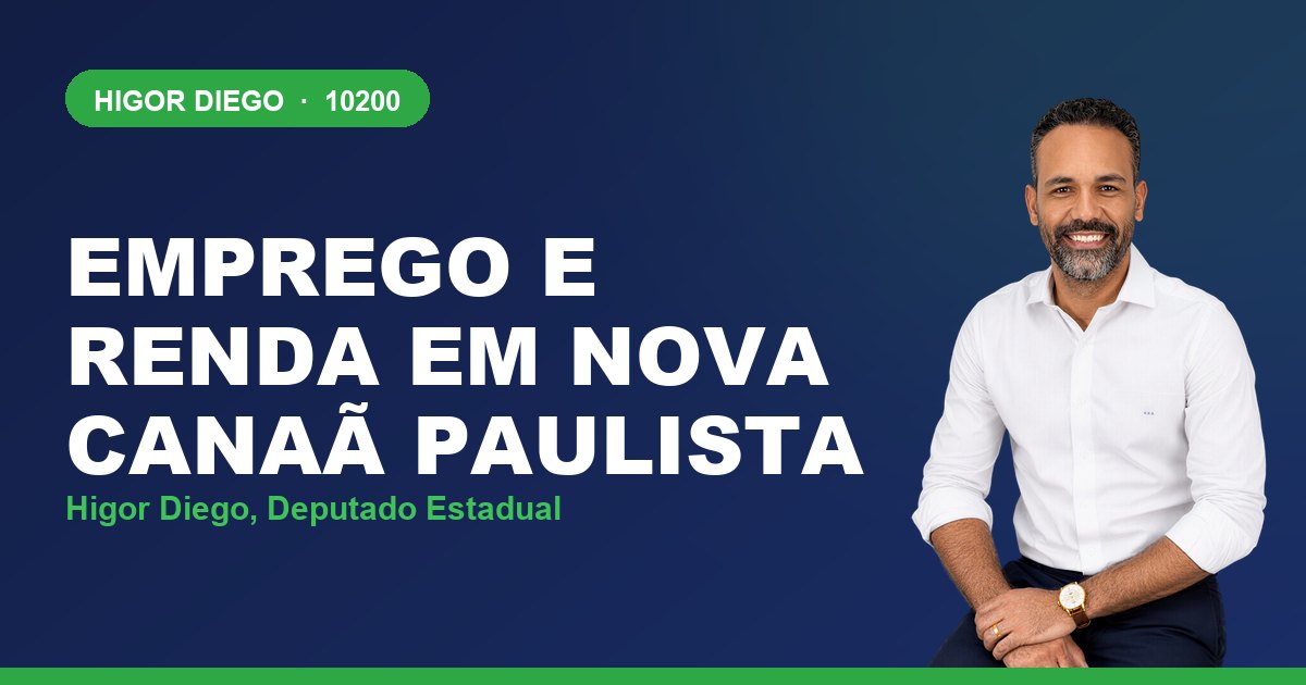 Emprego e Renda em Nova Canaã Paulista, com Higor Diego, deputado estadual 10200