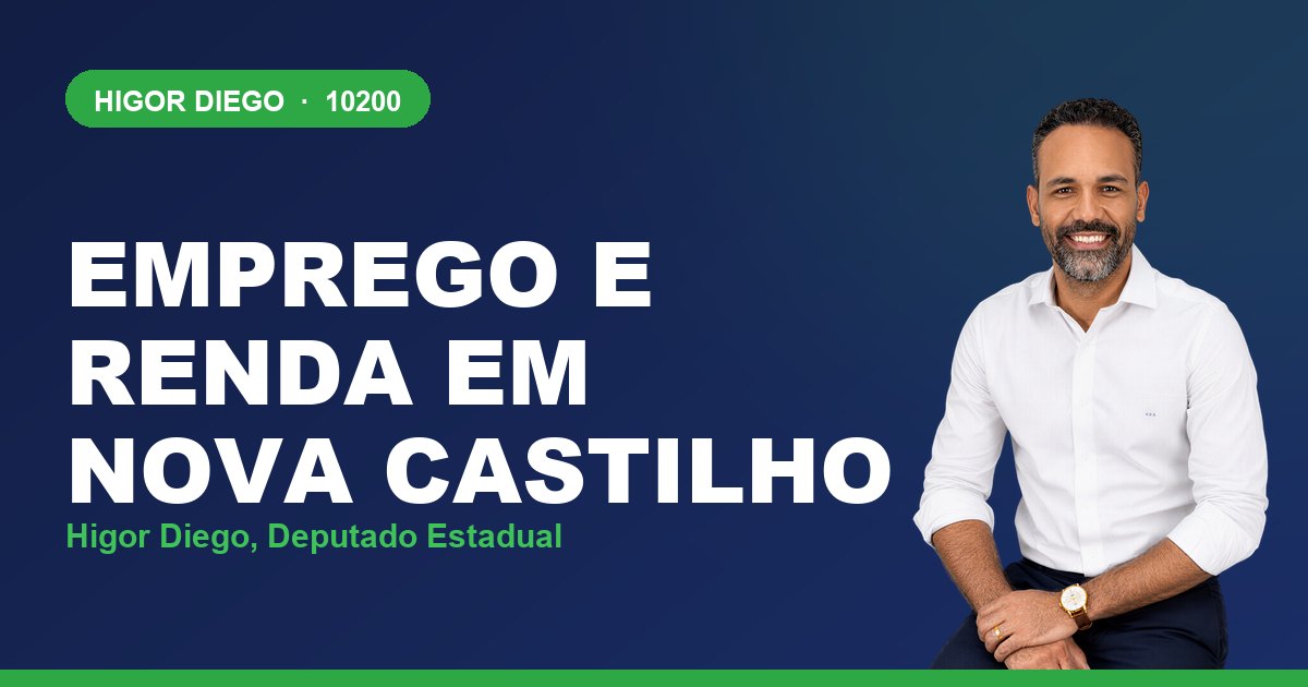 Emprego e Renda em Nova Castilho, com Higor Diego, deputado estadual 10200