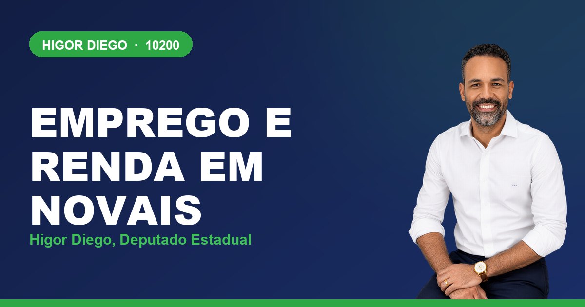 Emprego e Renda em Novais, com Higor Diego, deputado estadual 10200