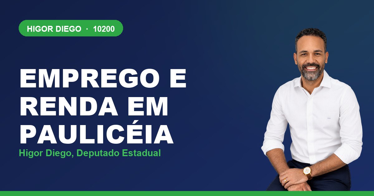 Emprego e Renda em Paulicéia, com Higor Diego, deputado estadual 10200