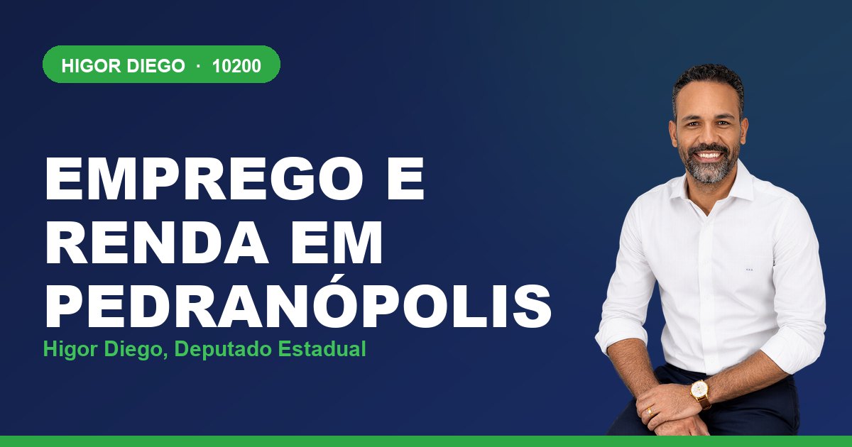 Emprego e Renda em Pedranópolis, com Higor Diego, deputado estadual 10200