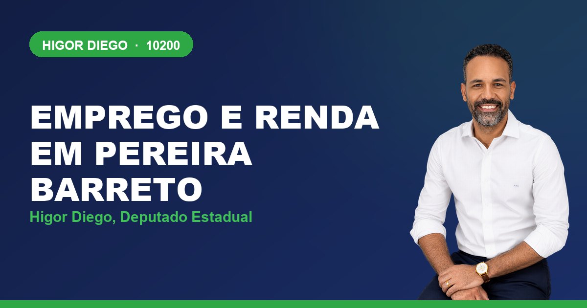 Emprego e Renda em Pereira Barreto, com Higor Diego, deputado estadual 10200