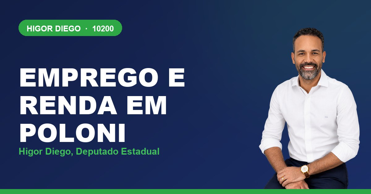 Emprego e Renda em Poloni, com Higor Diego, deputado estadual 10200
