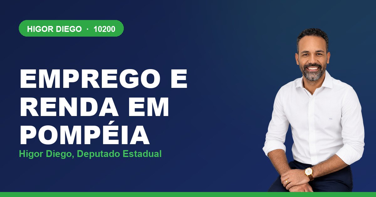 Emprego e Renda em Pompéia, com Higor Diego, deputado estadual 10200