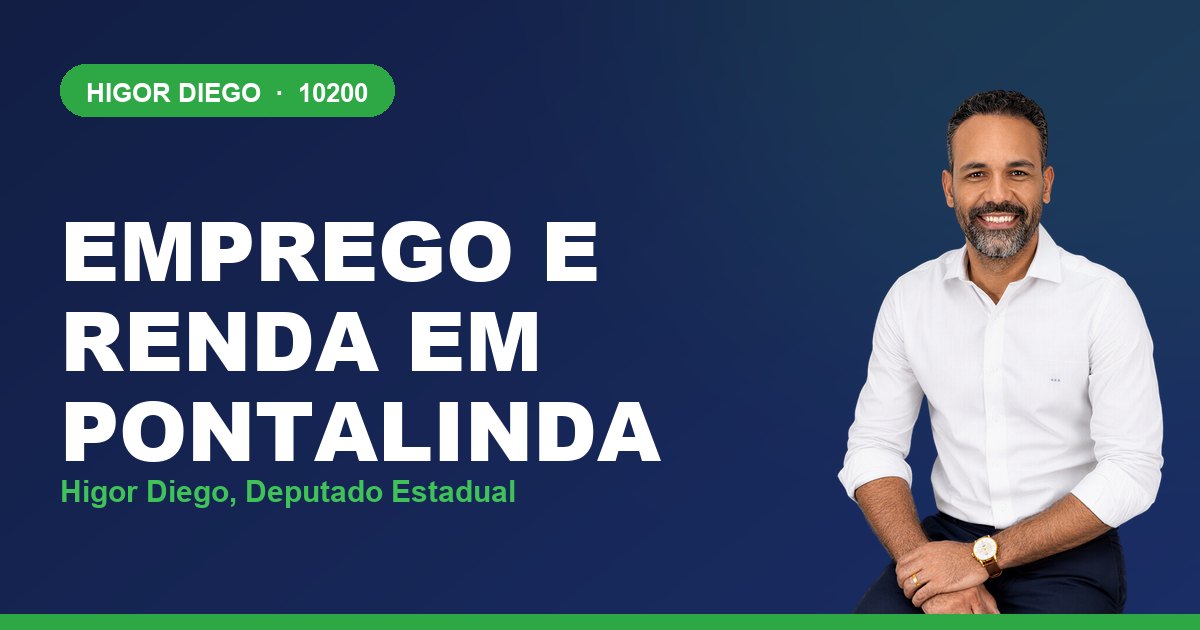 Emprego e Renda em Pontalinda, com Higor Diego, deputado estadual 10200