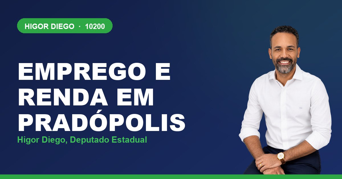 Emprego e Renda em Pradópolis, com Higor Diego, deputado estadual 10200