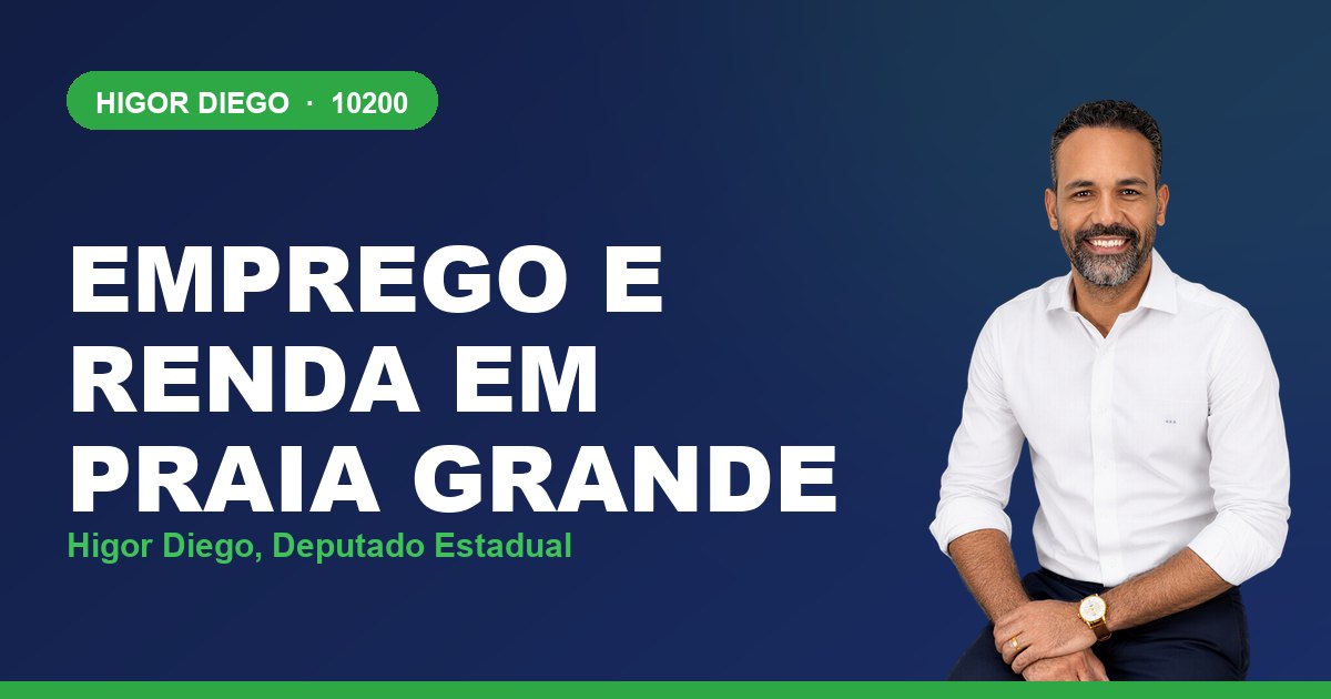 Emprego e Renda em Praia Grande, com Higor Diego, deputado estadual 10200