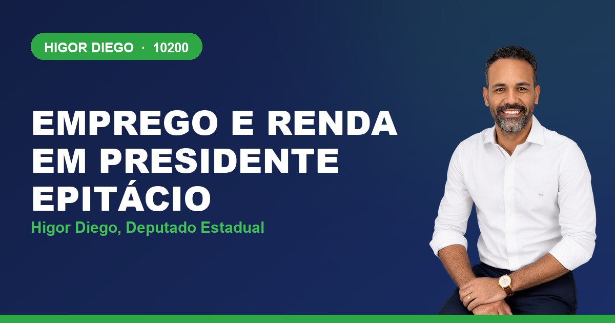 Emprego e Renda em Presidente Epitácio, com Higor Diego, deputado estadual 10200