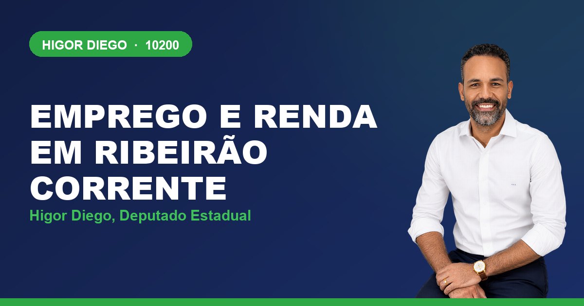 Emprego e Renda em Ribeirão Corrente, com Higor Diego, deputado estadual 10200