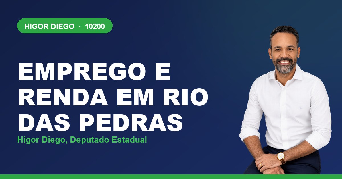 Emprego e Renda em Rio das Pedras, com Higor Diego, deputado estadual 10200