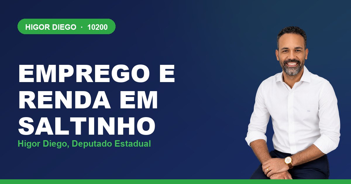 Emprego e Renda em Saltinho, com Higor Diego, deputado estadual 10200