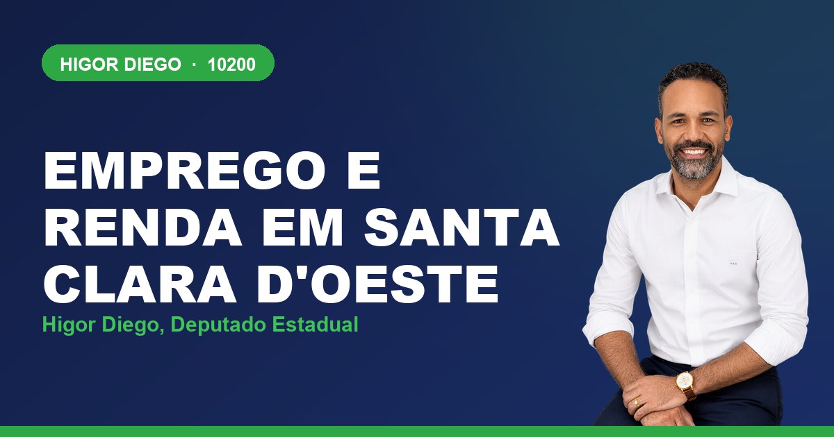 Emprego e Renda em Santa Clara d'Oeste, com Higor Diego, deputado estadual 10200