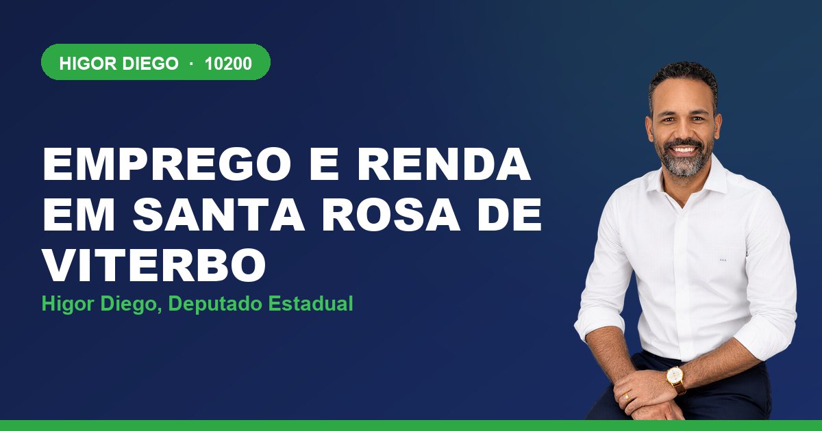 Emprego e Renda em Santa Rosa de Viterbo, com Higor Diego, deputado estadual 10200