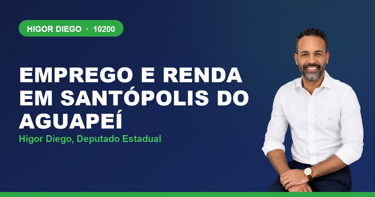 Emprego e Renda em Santópolis do Aguapeí, com Higor Diego, deputado estadual 10200