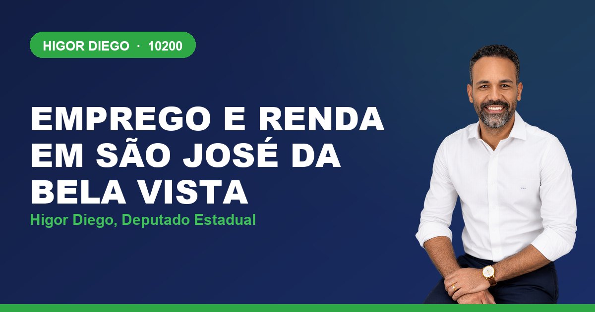 Emprego e Renda em São José da Bela Vista, com Higor Diego, deputado estadual 10200