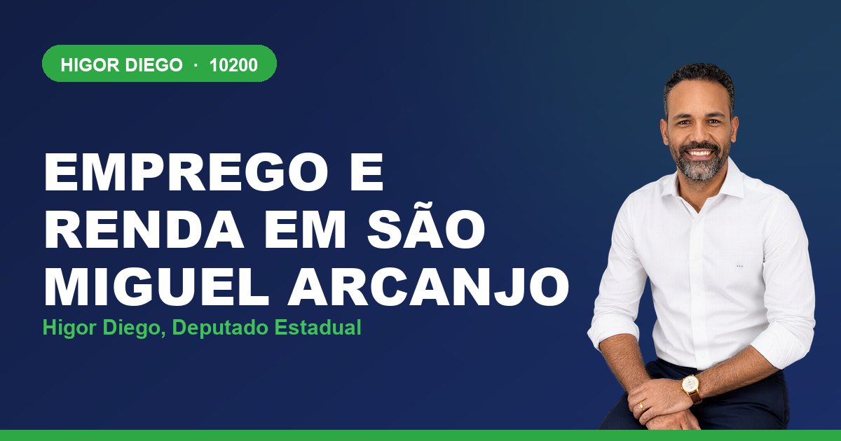 Emprego e Renda em São Miguel Arcanjo, com Higor Diego, deputado estadual 10200
