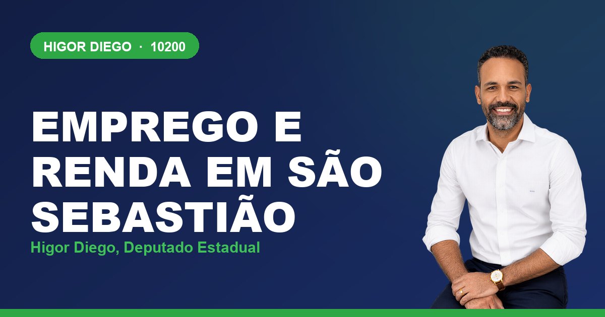 Emprego e Renda em São Sebastião, com Higor Diego, deputado estadual 10200