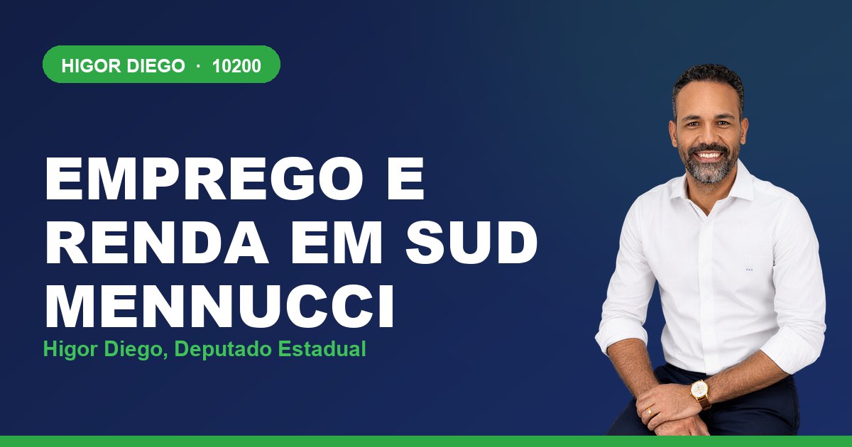 Emprego e Renda em Sud Mennucci, com Higor Diego, deputado estadual 10200