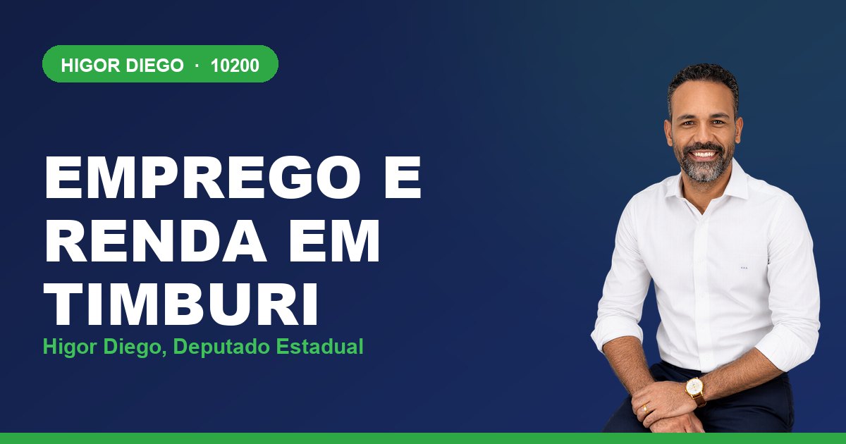Emprego e Renda em Timburi, com Higor Diego, deputado estadual 10200