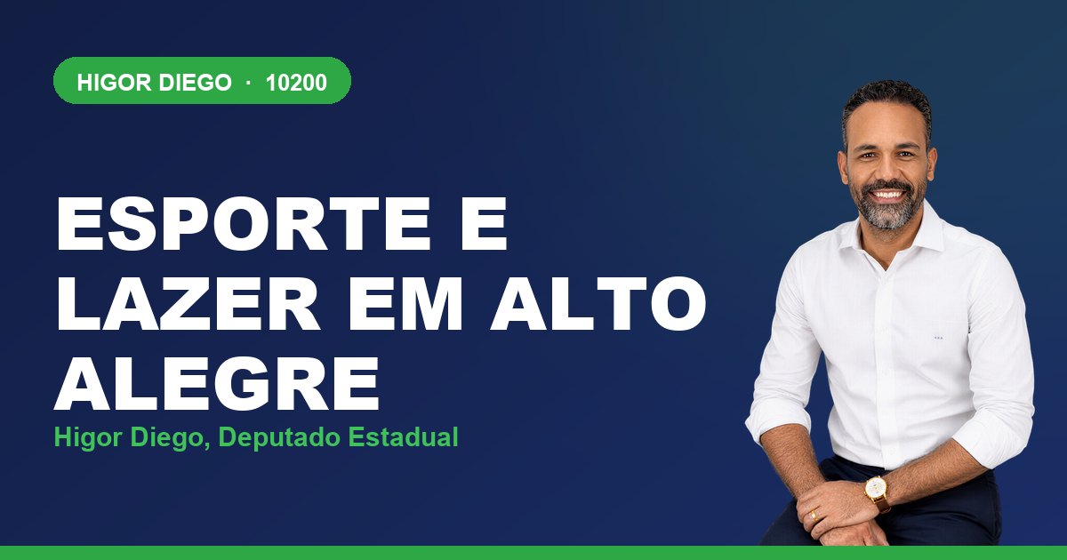 Esporte e Lazer em Alto Alegre, com Higor Diego, deputado estadual 10200