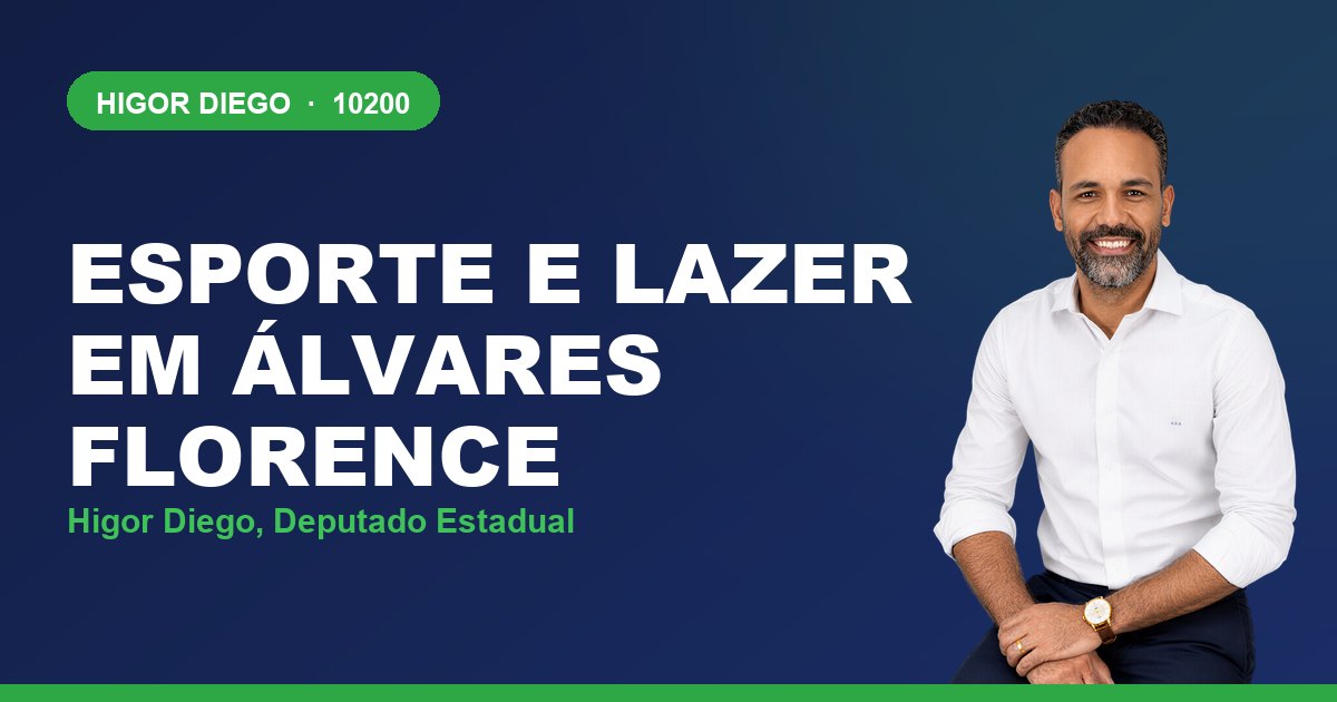 Esporte e Lazer em Álvares Florence, com Higor Diego, deputado estadual 10200