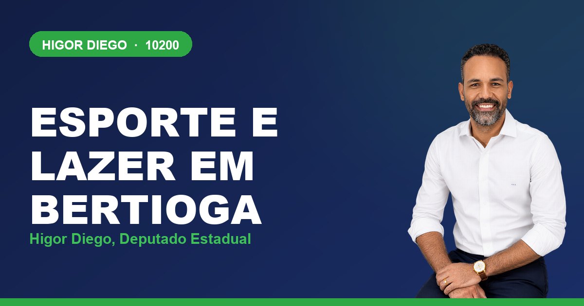Esporte e Lazer em Bertioga, com Higor Diego, deputado estadual 10200