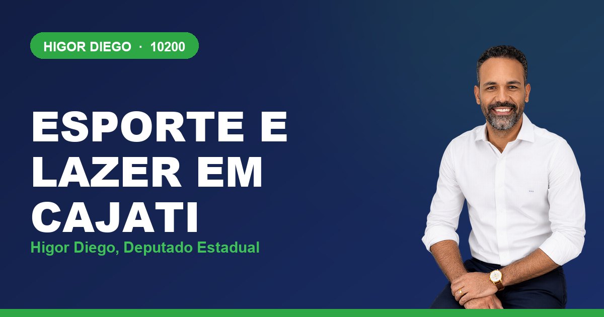 Esporte e Lazer em Cajati, com Higor Diego, deputado estadual 10200