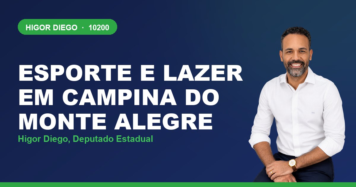 Esporte e Lazer em Campina do Monte Alegre, com Higor Diego, deputado estadual 10200