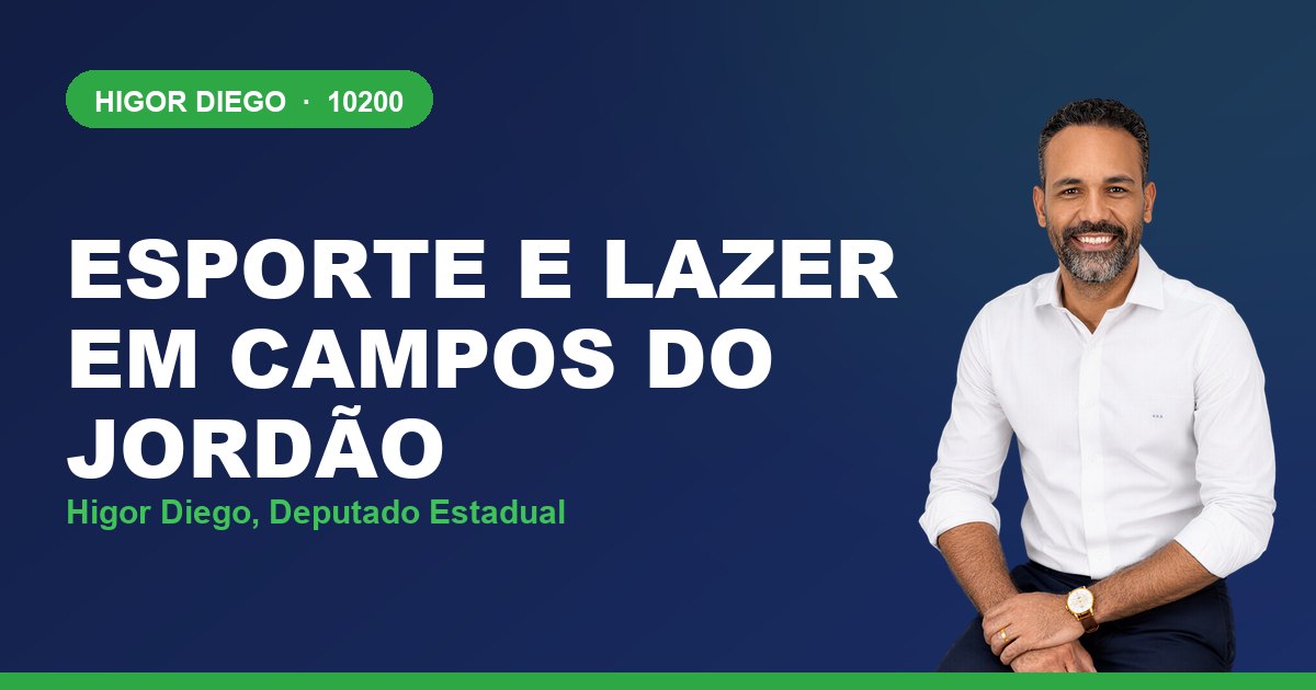 Esporte e Lazer em Campos do Jordão, com Higor Diego, deputado estadual 10200
