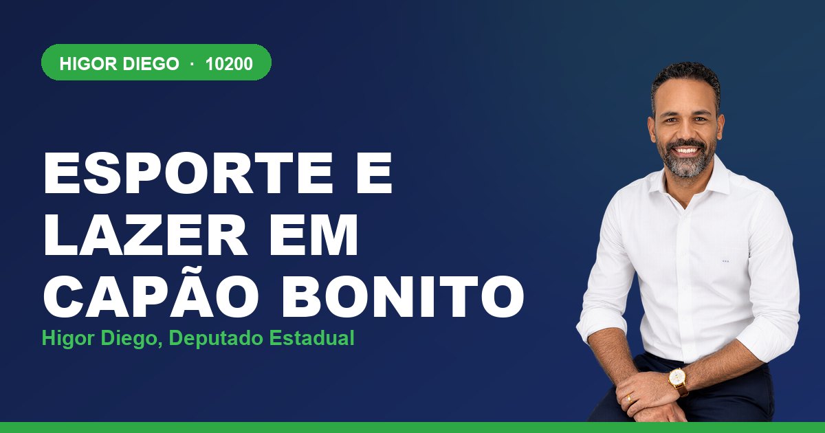 Esporte e Lazer em Capão Bonito, com Higor Diego, deputado estadual 10200