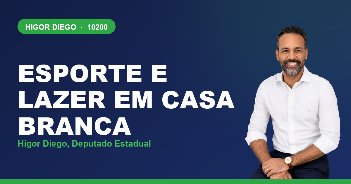 Esporte e Lazer em Casa Branca, com Higor Diego, deputado estadual 10200