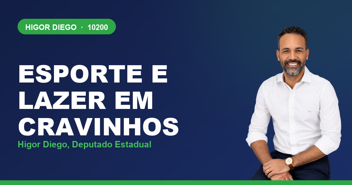 Esporte e Lazer em Cravinhos, com Higor Diego, deputado estadual 10200