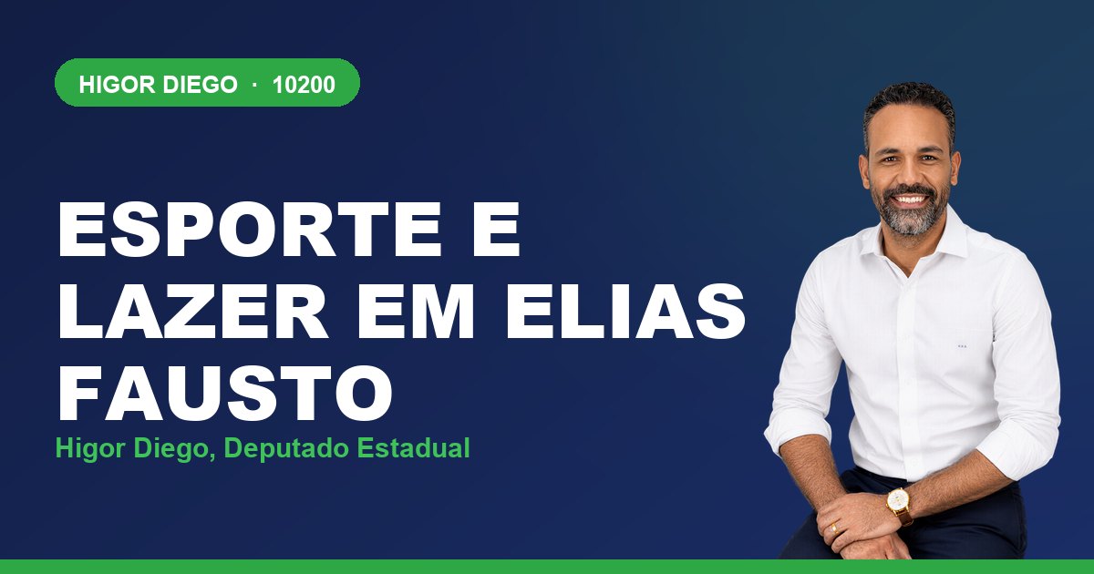 Esporte e Lazer em Elias Fausto, com Higor Diego, deputado estadual 10200