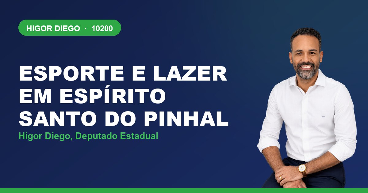 Esporte e Lazer em Espírito Santo do Pinhal, com Higor Diego, deputado estadual 10200
