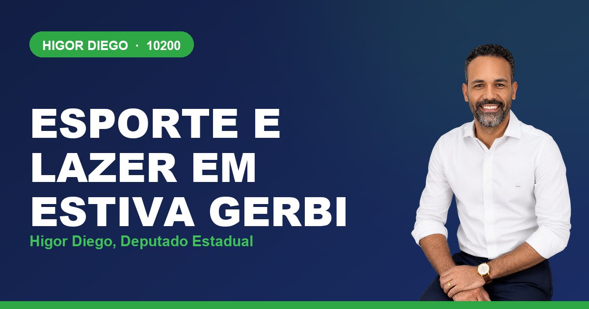 Esporte e Lazer em Estiva Gerbi, com Higor Diego, deputado estadual 10200