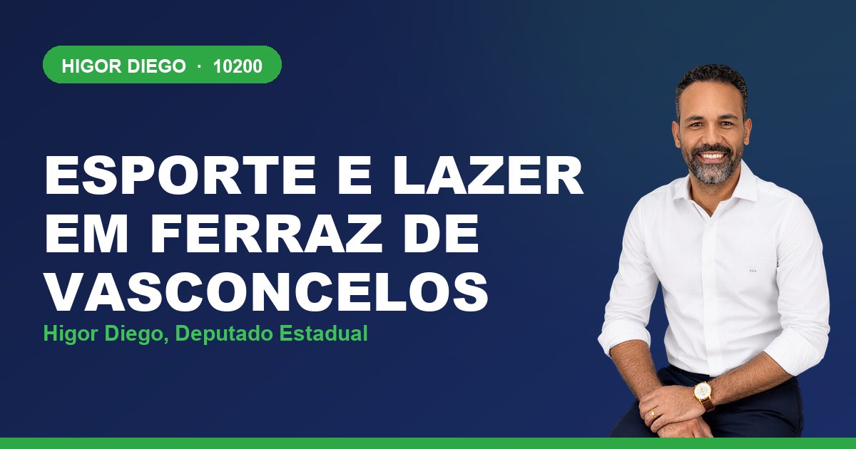 Esporte e Lazer em Ferraz de Vasconcelos, com Higor Diego, deputado estadual 10200