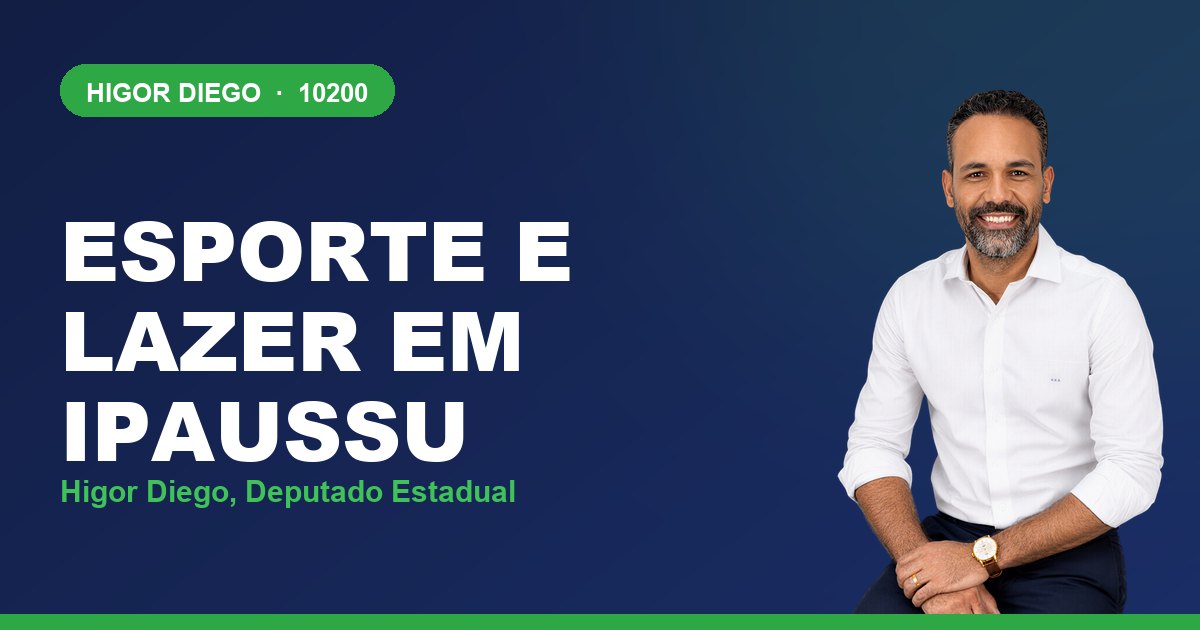 Esporte e Lazer em Ipaussu, com Higor Diego, deputado estadual 10200
