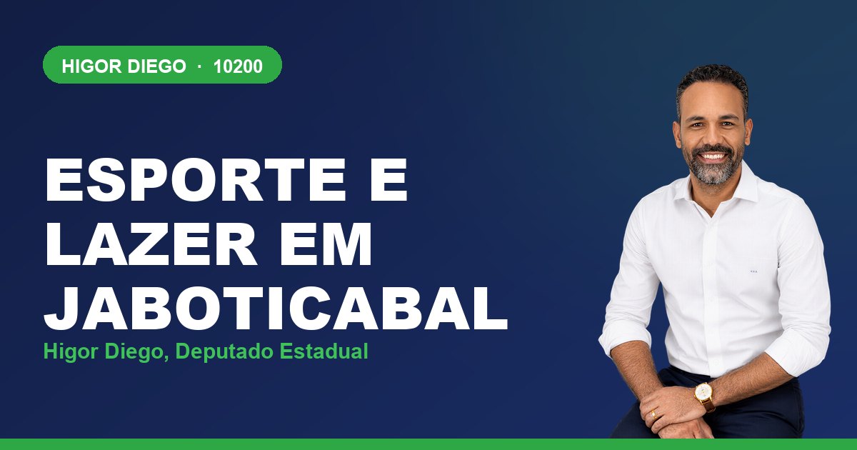 Esporte e Lazer em Jaboticabal, com Higor Diego, deputado estadual 10200