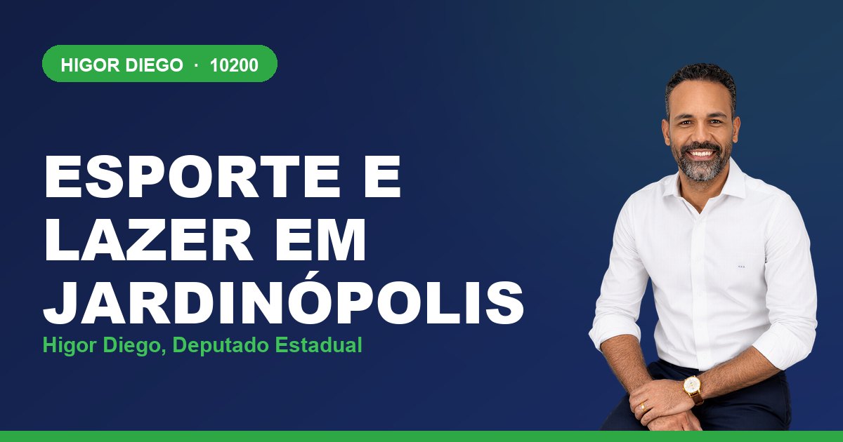 Esporte e Lazer em Jardinópolis, com Higor Diego, deputado estadual 10200