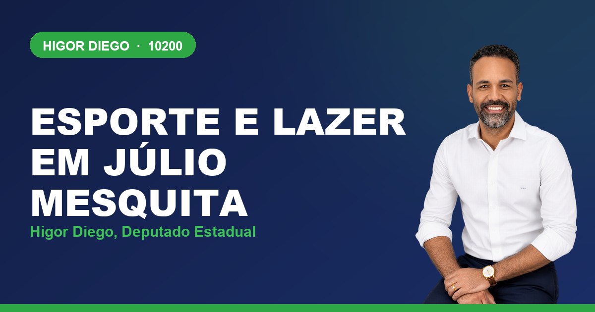 Esporte e Lazer em Júlio Mesquita, com Higor Diego, deputado estadual 10200