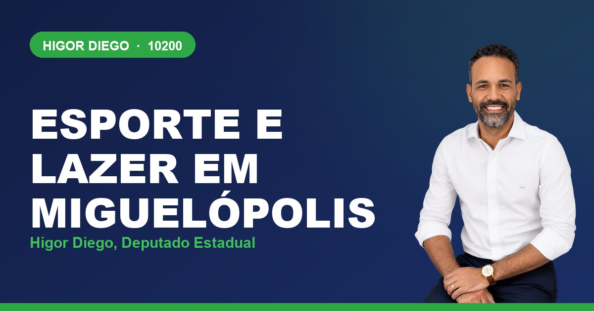 Esporte e Lazer em Miguelópolis, com Higor Diego, deputado estadual 10200