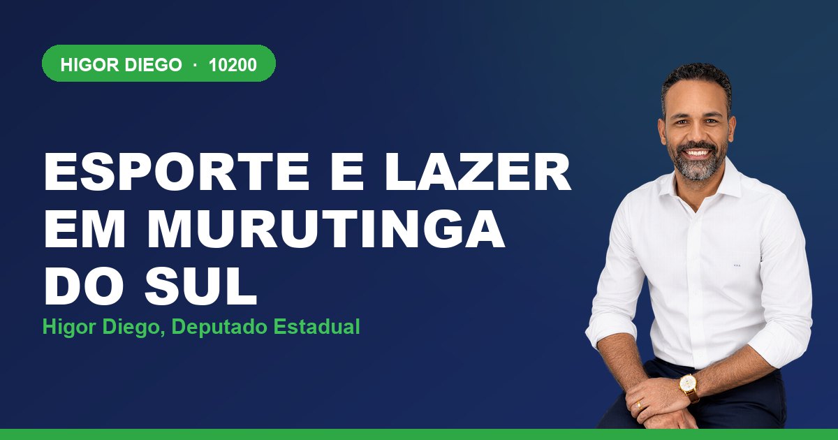 Esporte e Lazer em Murutinga do Sul, com Higor Diego, deputado estadual 10200