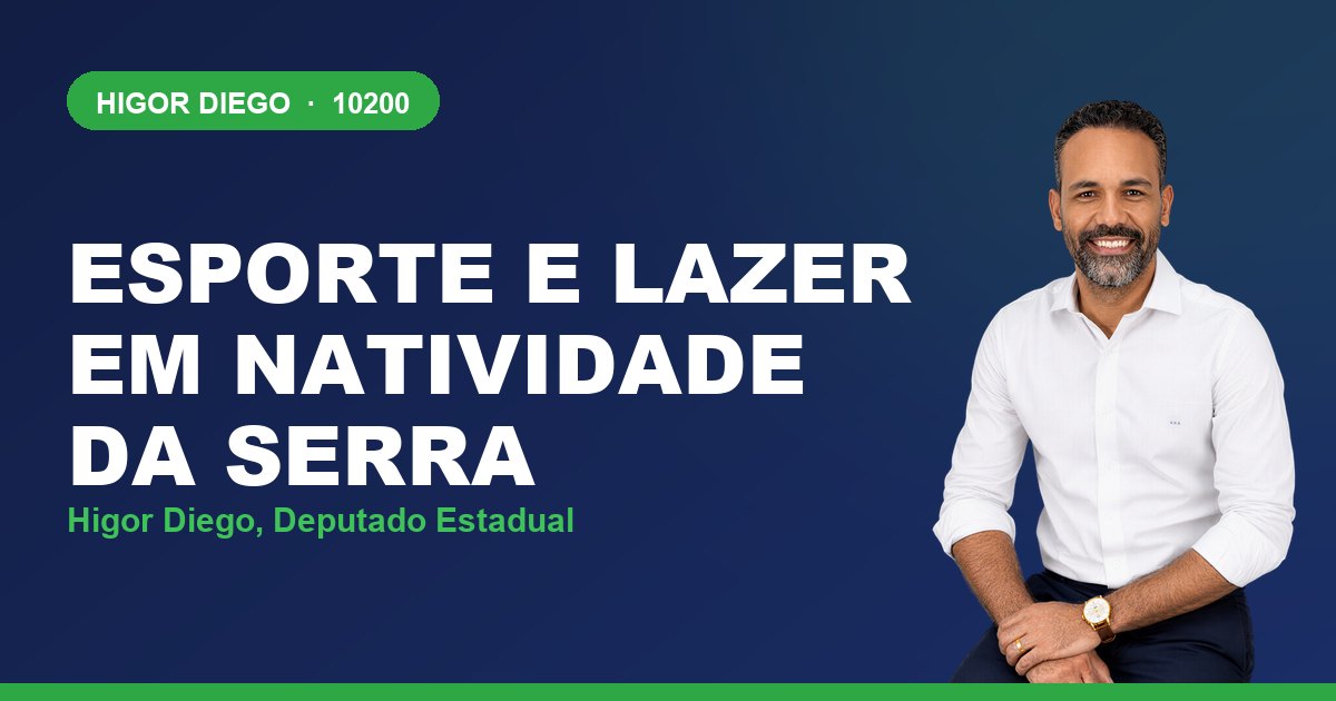 Esporte e Lazer em Natividade da Serra, com Higor Diego, deputado estadual 10200