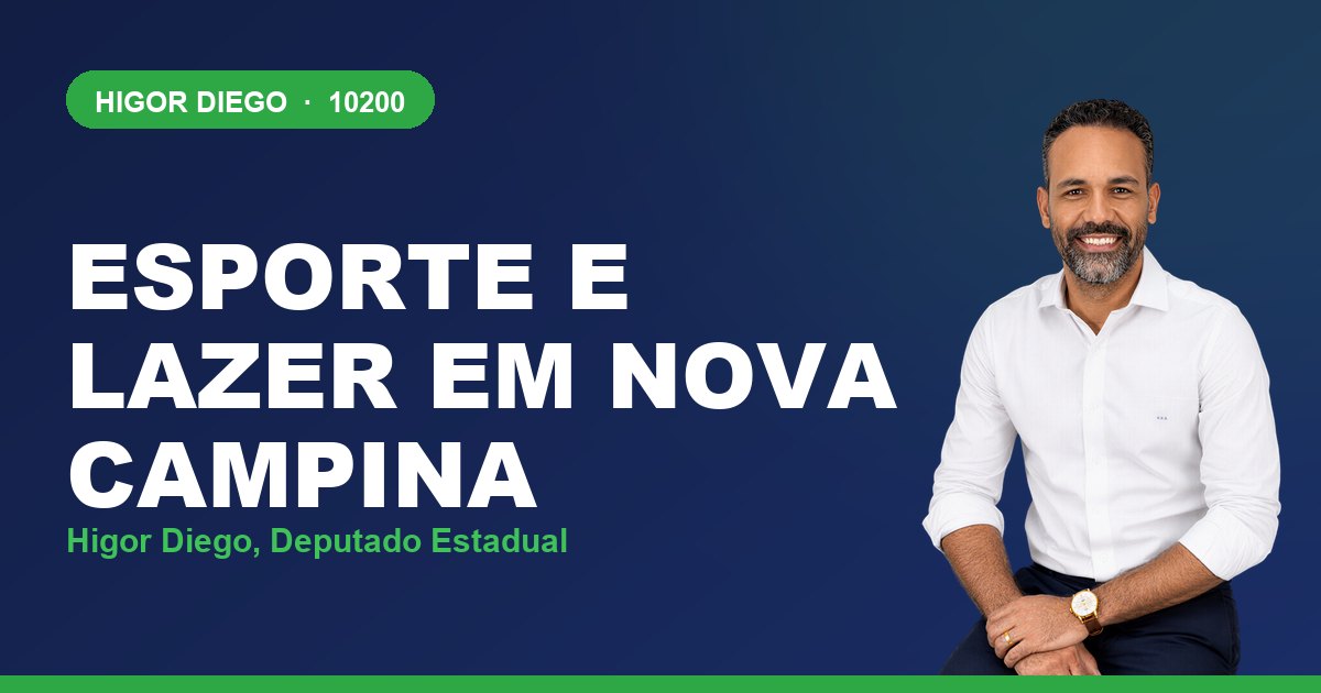 Esporte e Lazer em Nova Campina, com Higor Diego, deputado estadual 10200