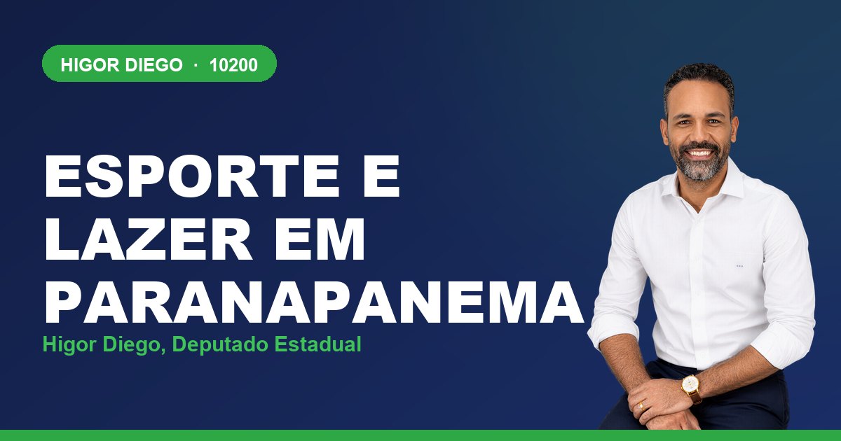 Esporte e Lazer em Paranapanema, com Higor Diego, deputado estadual 10200
