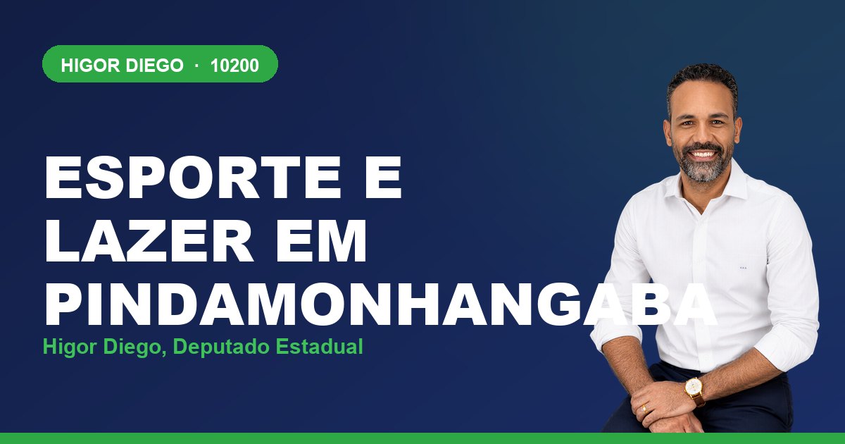 Esporte e Lazer em Pindamonhangaba, com Higor Diego, deputado estadual 10200