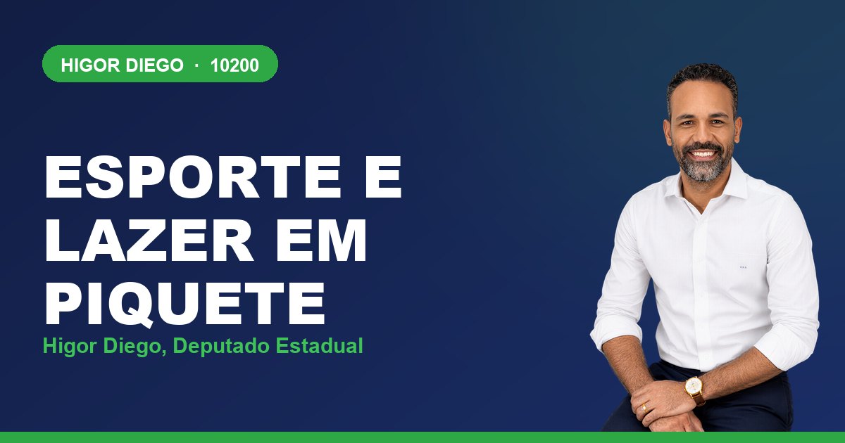 Esporte e Lazer em Piquete, com Higor Diego, deputado estadual 10200